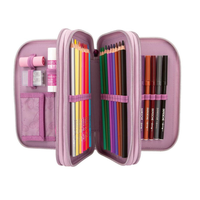 TOP MODEL etui met 3 compartimenten TOP MODEL etui met 3 compartimenten