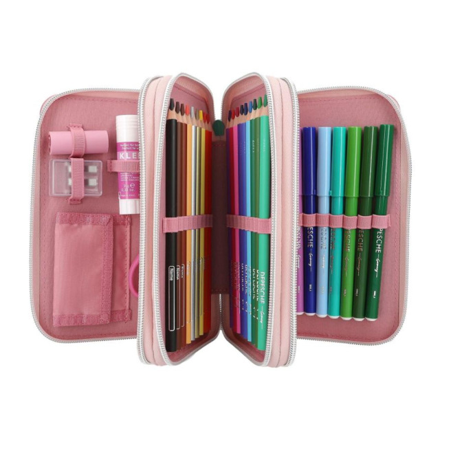 TOP MODEL etui met 3 compartimenten TOP MODEL etui met 3 compartimenten