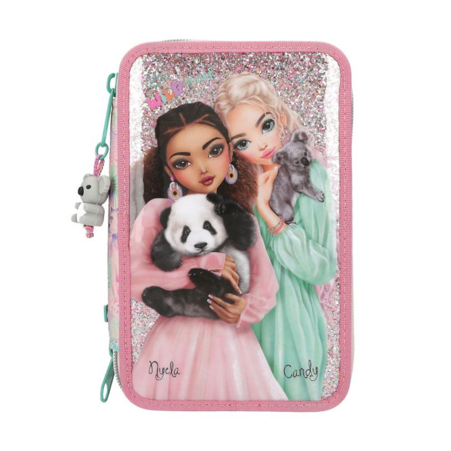 TOP MODEL etui met 3 compartimenten TOP MODEL etui met 3 compartimenten