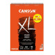 Bloc spiralé de papier CANSON XL CROQUIS 90 g