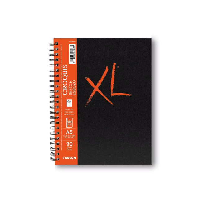 Bloc spiralé de papier CANSON XL CROQUIS 90 g Bloc spiralé de papier CANSON XL CROQUIS 90 g