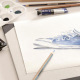 Spiraalblok van CANSON XL AQUARELLE 300 g papier