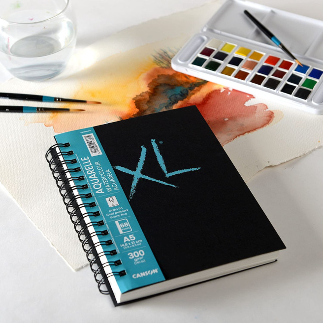 Spiraalblok van CANSON XL AQUARELLE 300 g papier Spiraalblok van CANSON XL AQUARELLE 300 g papier