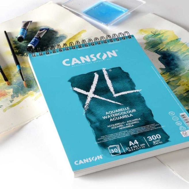 Spiraalblok van CANSON XL AQUARELLE 300 g papier Spiraalblok van CANSON XL AQUARELLE 300 g papier