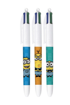 BIC balpen 4 KLEUREN MINIONS