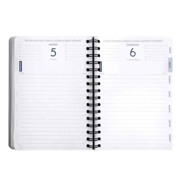 Agenda scolaire Exacompta FORUM OFFICE - 15 x 21 cm - 1 jour par page