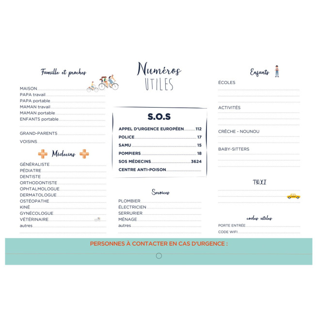 Quo Vadis "DE LA TRIBU" schoolagenda - maandelijks voor 16 maanden - 32 x 30 cm