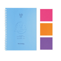 Agenda scolaire Exacompta SAD 20 - 16 MOIS - 15 x 21 cm - 1 semaine sur 2 pages