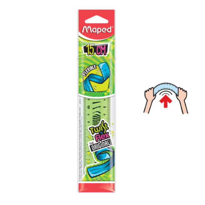 Plastic Maped TWIST'N FLEX liniaal