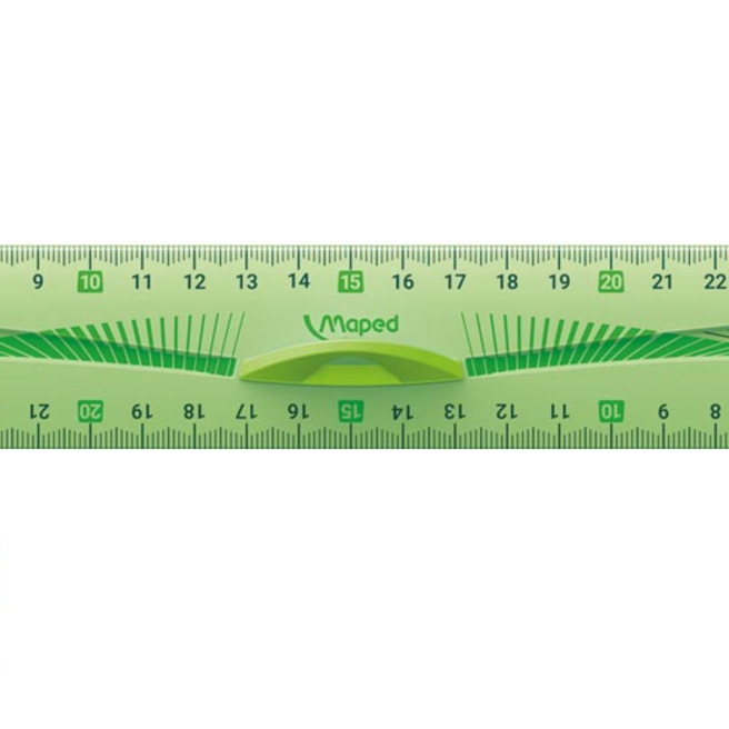 Triple décimètre en plastique Maped FLEX incassable - 30 cm Triple décimètre en plastique Maped FLEX incassable - 30 cm
