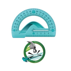 Maped 180° onbreekbare plastic gradenboog Maped 180° onbreekbare plastic gradenboog