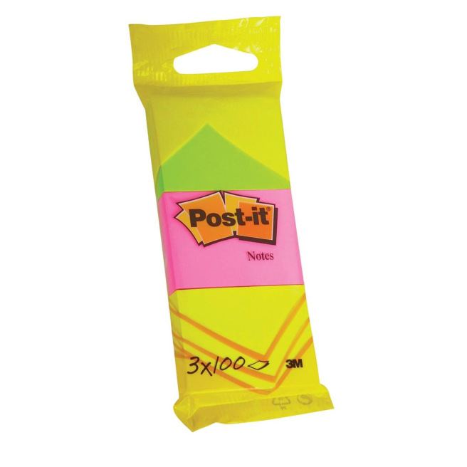 Post-it notitieblok 38 x 51 mm - set van 3 blokken Post-it notitieblok 38 x 51 mm - set van 3 blokken