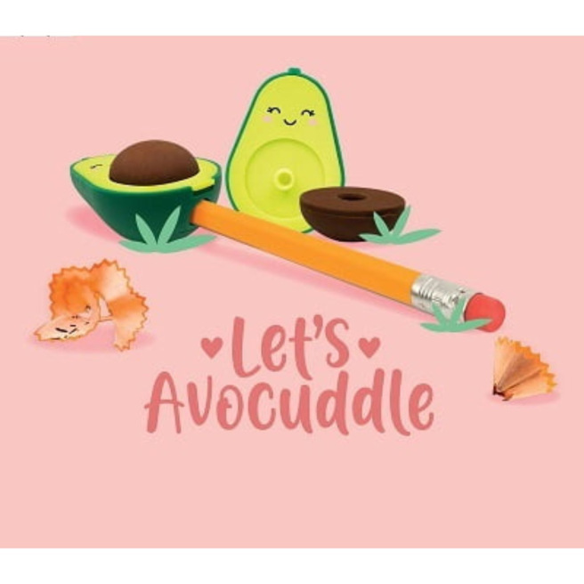 Taille-crayon avec gomme Legami LETT'S AVOCUDDLE Taille-crayon avec gomme Legami LETT'S AVOCUDDLE
