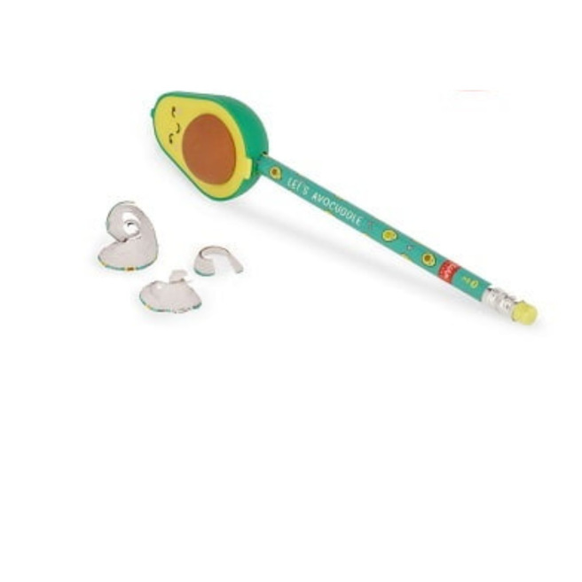 Taille-crayon avec gomme Legami LETT'S AVOCUDDLE Taille-crayon avec gomme Legami LETT'S AVOCUDDLE