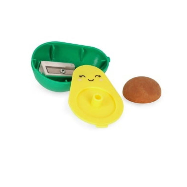 Puntenslijper met gum Legami LETT'S AVOCUDDLE