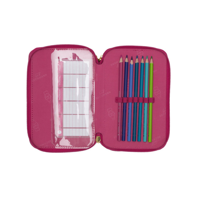 Beckmann etui met 3 compartimenten, inclusief 27 benodigdheden