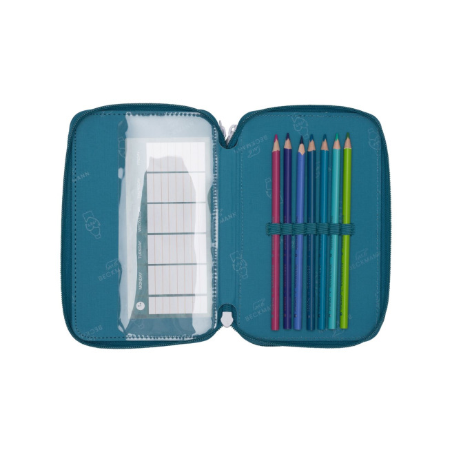 Beckmann etui met 3 compartimenten, inclusief 27 benodigdheden