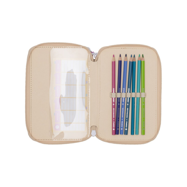 Beckmann etui met 3 compartimenten, inclusief 27 benodigdheden