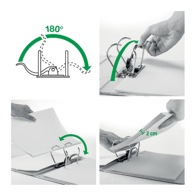 Leitz ACTIVE 180° hefboommap Leitz ACTIVE 180° hefboommap