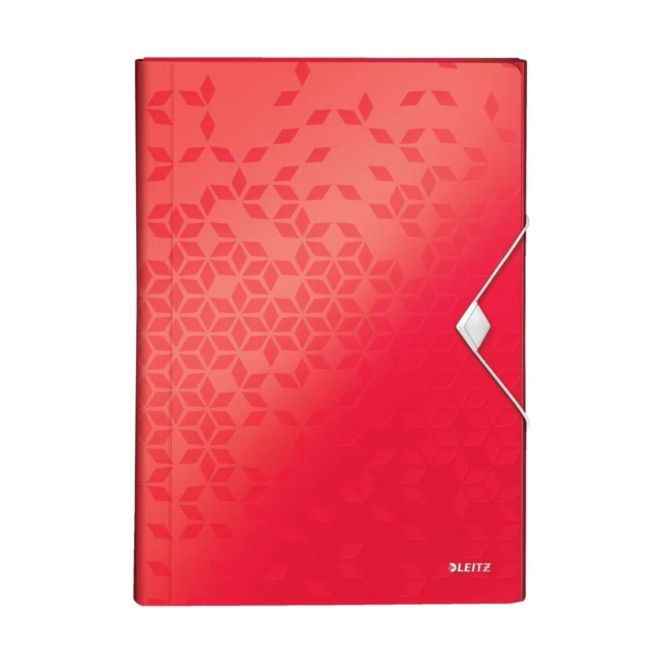 Trieur valisette à soufflet et élastique Leitz WOW A4 - 6 compartiments