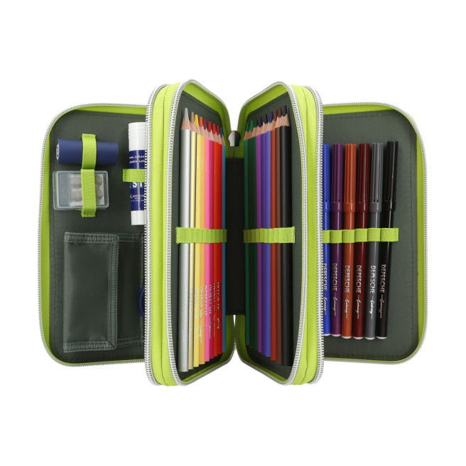 TOP MODEL etui met 3 compartimenten TOP MODEL etui met 3 compartimenten