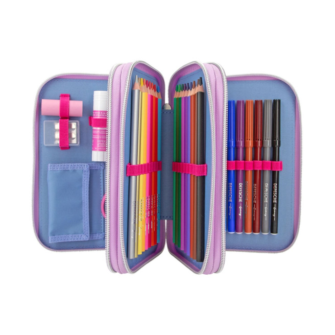 TOP MODEL etui met 3 compartimenten TOP MODEL etui met 3 compartimenten