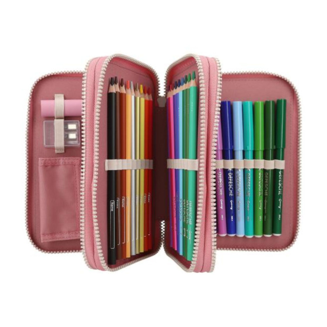 TOP MODEL etui met 3 compartimenten TOP MODEL etui met 3 compartimenten
