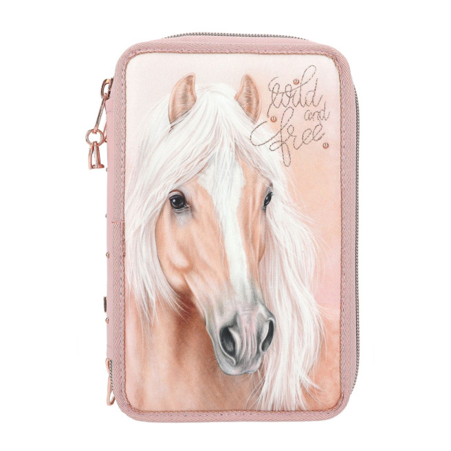 TOP MODEL etui met 3 compartimenten TOP MODEL etui met 3 compartimenten