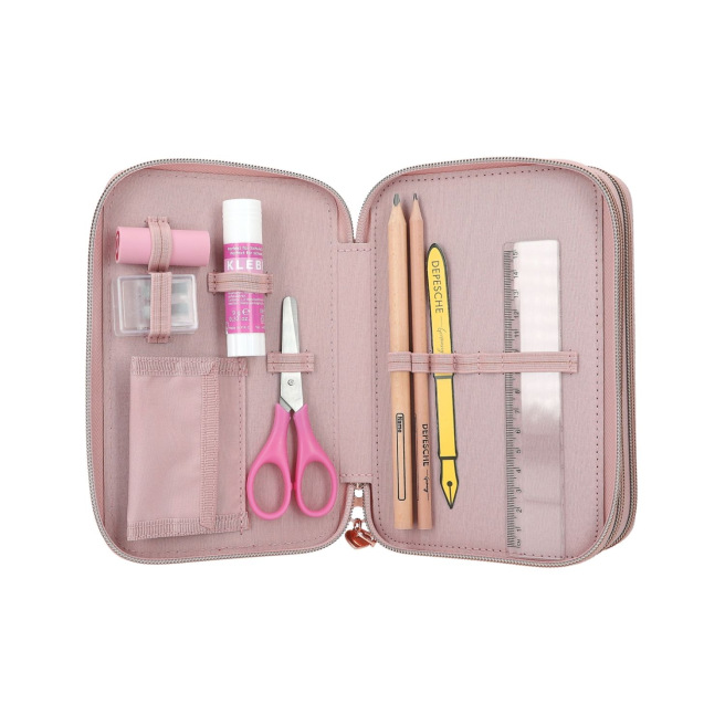 TOP MODEL etui met 3 compartimenten TOP MODEL etui met 3 compartimenten