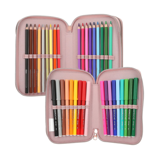 TOP MODEL etui met 3 compartimenten TOP MODEL etui met 3 compartimenten