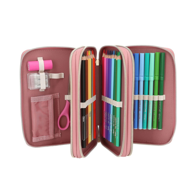 TOP MODEL etui met 3 compartimenten TOP MODEL etui met 3 compartimenten