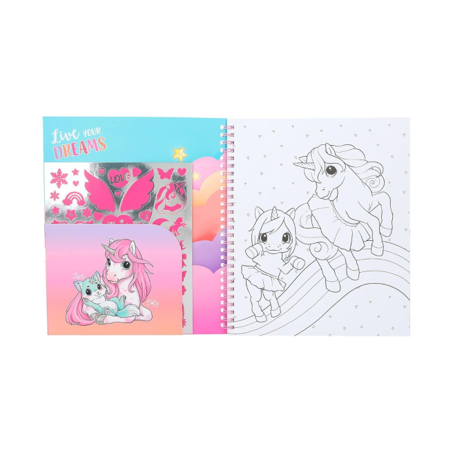 Carnet de coloriage Top Model COLOURING BOOK Carnet de coloriage Top Model COLOURING BOOK