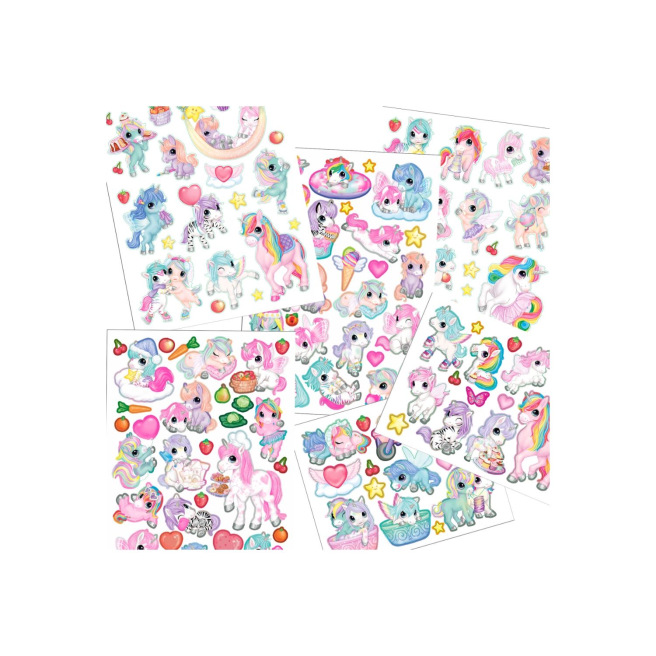 Creatief notitieboek Top Model CREATE YOUR UNICORN WORLD met stickers Creatief notitieboek Top Model CREATE YOUR UNICORN WORLD met stickers