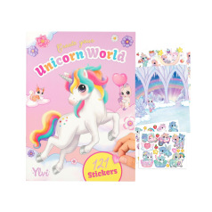Carnet créatif Top Model CREATE YOUR UNICORN WORLD avec stickers Carnet créatif Top Model CREATE YOUR UNICORN WORLD avec stickers