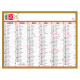 Exacompta TRICOLORE planning kalender - 17 x 13 cm - 6 maanden per kant