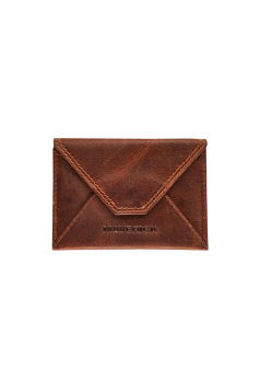 Porte-cartes de visite en cuir Maverick THE ORIGINAL avec fermeture pression