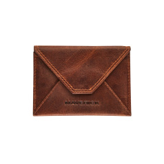 Maverick THE ORIGINAL lederen visitekaarthouder met druksluiting