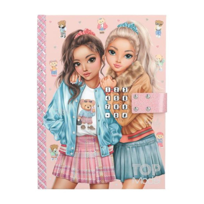 Dagboek TOP MODEL met code Dagboek TOP MODEL met code