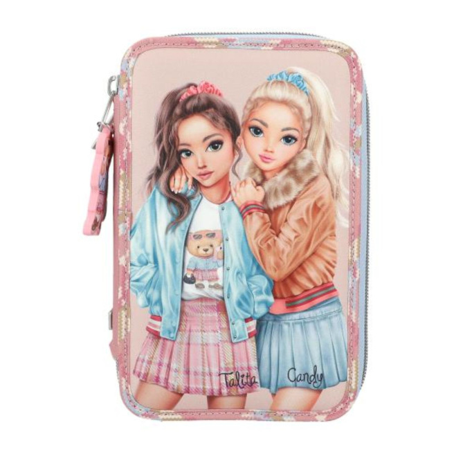 TOP MODEL etui met 3 compartimenten TOP MODEL etui met 3 compartimenten