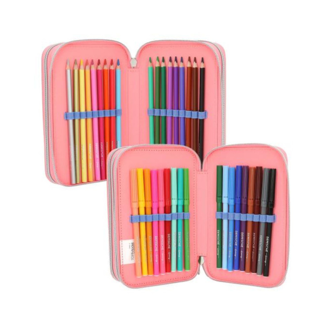 TOP MODEL etui met 3 compartimenten TOP MODEL etui met 3 compartimenten