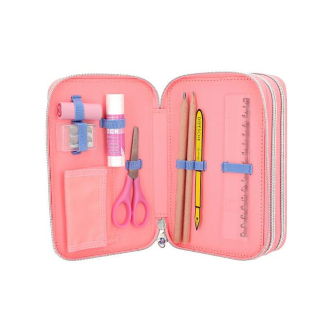 TOP MODEL etui met 3 compartimenten TOP MODEL etui met 3 compartimenten