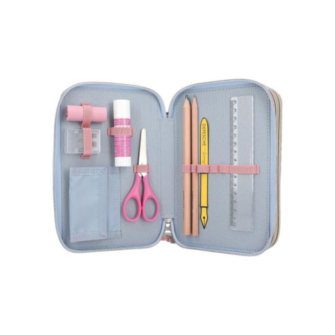 TOP MODEL etui met 3 compartimenten TOP MODEL etui met 3 compartimenten