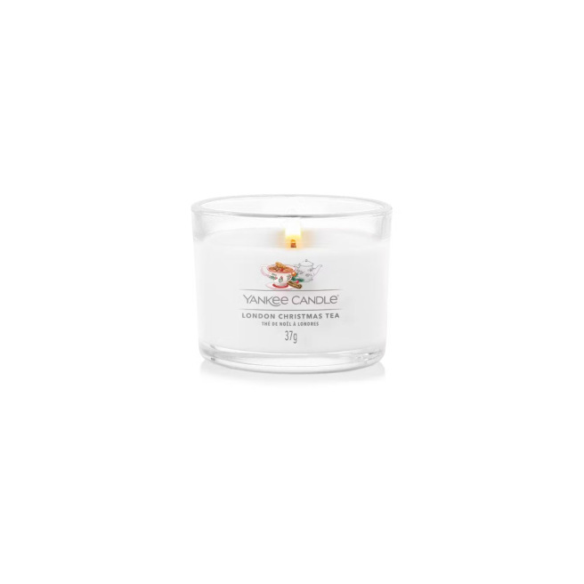 Glazen votiefkaars Yankee Candle speciale kersteditie