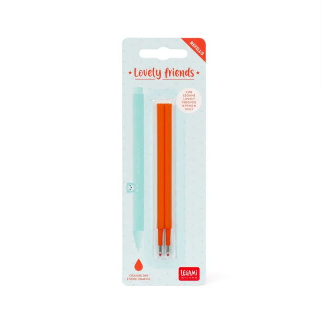 Navullingen voor LEGAMI LOVELY FRIENDS gelpen roller - set van 2 Navullingen voor LEGAMI LOVELY FRIENDS gelpen roller - set van 2