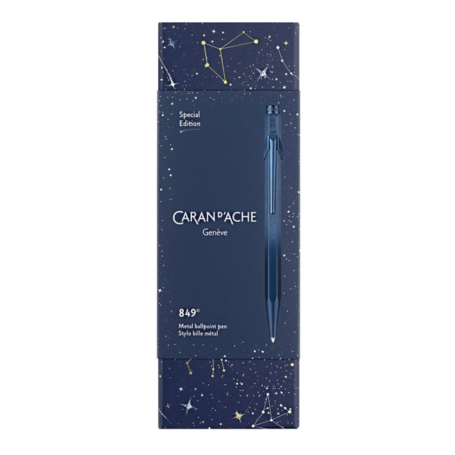 Balpen Caran d'Ache Collectie 849 - speciale editie COSMIC BLUE Balpen Caran d'Ache Collectie 849 - speciale editie COSMIC BLUE