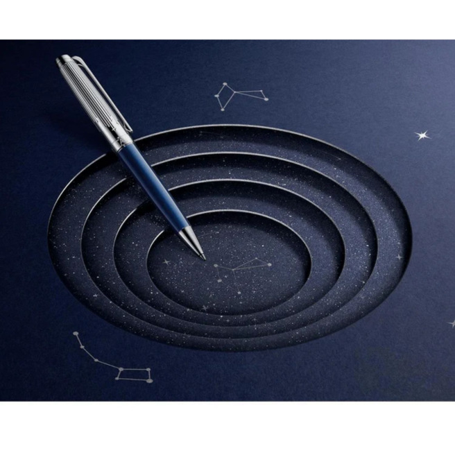 Balpen Caran d'Ache LÉMAN - speciale editie COSMIC BLUE