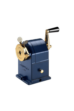 Caran d'ache slingerpotloodslijper - metaal - speciale COSMIC BLUE editie