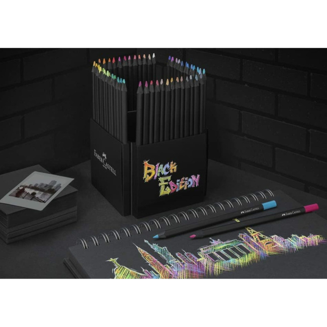 Crayons de couleur Faber-Castell BLACK EDITION Crayons de couleur Faber-Castell BLACK EDITION