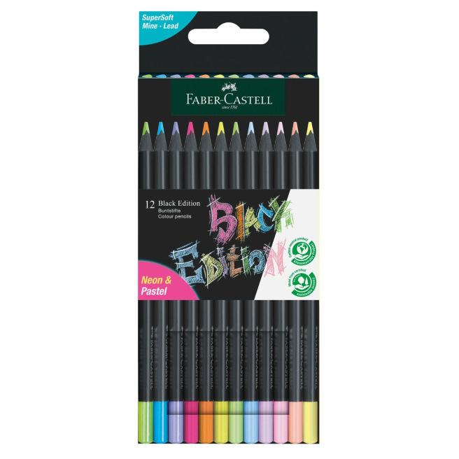 Faber-Castell BLACK EDITION kleurpotloden Faber-Castell BLACK EDITION kleurpotloden