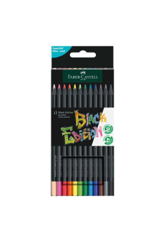 Crayons de couleur Faber-Castell BLACK EDITION